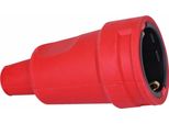 Presa Di Contatto Di Terra Kopp 180412000, Grande, In Gomma Piena, Protezione Antipiega, Rosso