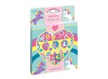 Stickerset Ragazza Unicorno 17,5 X 24,5 Cm 3 Fogli