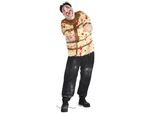 Costume Da Clown Psicopatico Da Uomo Costume Di Halloween Beige-Marrone