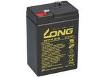 Batteria Kung Long WP4.5-6 Agm Al Piombo 6 Volt 4,5Ah Con Faston 4,8Mm