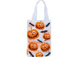 Halloween Pumpkin Bag Ghost Bat Spooky Night Pumpkin Face Halloween Party Decoration Witch Festival Spooky Night Funny Bags Pumpkin Motif, Colore: Orange