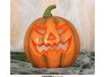 Halloween Pumpkin Creepy Decoration Figure Adult Party Autumn Scary Pumpkin Lantern Grinning Decoration, Colore: Orange