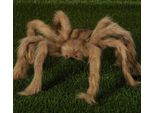 Animale Raccapricciante Ragno Decorazione Di Halloween Creatura Pelosa 60 Cm Figura Spaventosa Di Halloween Occhi Rossi Decorazione Horror Festa Capelli Mostro, Colore: Grigio