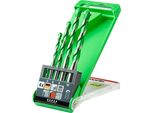 Kwb 052800 40Cr Steel Granite Drill Bit 4-Piece 5 Mm, 6 Mm, 8 Mm, 10 Mm Cylinder Shank 1 Set