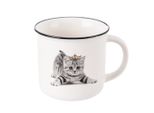 Orion Tazza Da Caffè Tazza Da Tè Tazza In Porcellana Katzen Con Manico 420 Ml