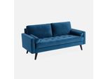 Sweeek - Divano A 3 Posti - Blu Navy