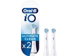 Spazzolino Di Ricambio Oral-B Io Ultimate Cleaning Bianco, 2 Pezzi