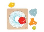 Goki 58440 Spirografo 13 X 13 X 0,5 Cm, Legno, 6 Pezzi, Colorato