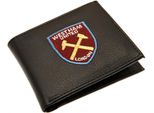 West Ham United Fc - Portafoglio Ricamato TA599 (Taglia Unica) (Nero)