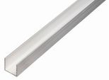 Alberts 470357 Profilo A U, Alluminio, Naturale, 1000 X 25 X 25 Mm
