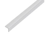 Alberts 489243 Profilo Angolare, Autoadesivo, Alluminio, Argento Pallinato, 1000 X 20 X 20 Mm