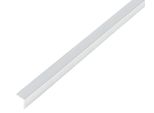 Alberts 488550 Profilo Angolare, Autoadesivo, Alluminio, Design Cromato, 2000 X 25 X 25 Mm
