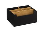 5 Five Simply Smart - Organizer Mit 5 FäChern "NaturéO"" Schwarz"