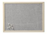 Zeller 11270 Zeller Pinnwand 40,0 X 30,0 Cm Leinen Grau