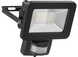 Goobay 53879 Faretto Led Da Esterno, 20 W, Con Rilevatore Di Movimento Con 1700 Lm, Luce Bianca Neutra (4000 K), Sensore Pir Con Funzione On/Off E Pressacavo M16, Adatto Per Uso Esterno (IP44)