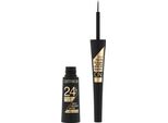 Catrice 24H Eyeliner Ultra Black Con Pennello Applicatore, 3Ml - Precisione E Tonalità Di Nero Intenso Per Uno Sguardo Irresistibile