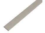 Alberts 488680 Barra Piatta, Autoadesiva, Alluminio, Design In Acciaio Inox, Scuro, 1000 X 25 X 2 Mm