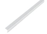Alberts 488543 Profilo Angolare, Autoadesivo, Alluminio, Design Cromato, 1000 X 25 X 25 Mm