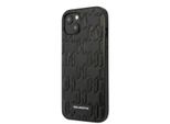 Karl Lagerfeld Klhcp13Smnmp1K Custodia Rigida Per Iphone 13Mini 5,4 Czarny/Targhetta Monogramma Nera