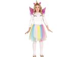 Guirca Costume Unicorno Arcobaleno Bambina 3-4 Anni 3-4 Anni