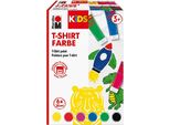 Marabu 308000000010 Vernice Per Magliette Marabu Kids, 36 Ml, Tubetto, Set Da 6