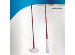 Dirt Devil Mop In Microfibra - 125 X ⌀ 7,5 Cm - Facile Da Strizzare - Rosso/Grigio