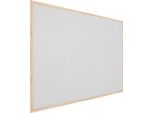 Bacheca In Sughero Grigio Chiaro (Cornice In Legno) 100X80 Cm