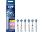 Spazzolini Oral-B Pro Sensitive Clean 6 Pezzi