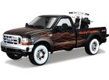 Maisto - Harley-Davidson Custom, 1999 Ford F-350 Super Duty Pickup , 1:24