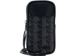 Lacoste Borsa Per Cellulare Borsa Per Utensili Phone Holder Monogram Noir Gris Nero