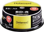 Intenso Blu-Ray Rohling BD-R 50 Gb 6X Speed 25Er Cakebox