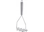 Schiacciapatate Kadax, Schiacciapatate Da Cucina In Acciaio Inox, 25 Cm, Schiacciaverdure Con Manico Ovale