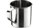 Tazza In Acciaio Inox Kadax, Tazza Da Caffè Resistente Con Manico, Tazza Infrangibile, Tazza Isolata, Tazza Termica Per Caffè, Tè, Succo E Acqua (9 Cm / 1 Pezzo)