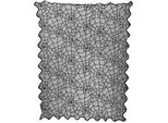 Decorazione Da Tavola Halloween Ragnatela Nera Pizzo Mistico Tovaglia Decorazione Spettrale Topper Da Tavola Spaventoso Design Alternativo 100X75 Cm Atmosfera Elegante, Colore: Nero