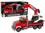 Camion Escavatore Con Luci E Suoni