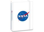 Ars Una Scatola Porta Quaderni A4, Cartella Per Cartelle, Con Elastico E Alette Interne, Nasa Con Logo, Bianca, Per Ragazzi