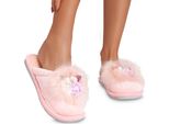 Pantofole Da Donna Pantofole Pelliccia Peluche Ballegra Rosa Taglia 39