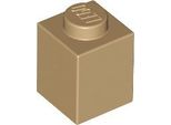 100 Pezzi Lego, Parti N. 3005 In Beige Scuro (Dark Tan)