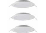 V-TAC Luce Da Incasso Led VT-61024, Eek: F, 24 W, 2500 Lm, 3000 K, 3 Pezzi