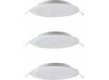 V-TAC Luce Da Incasso A Led VT-61006, Eek: E, 6 W, 660 Lm, 3000 K, 3 Pezzi