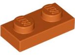 1 Pezzo Lego, Parte C. 3023 In Arancione Scuro