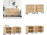 Vidaxl Credenze 2 Pezzi In Legno Di Quercia Sonoma - Credenza - Credenze - Armadio - Armadio Portaoggetti
