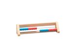 Wissner® Aktiv Lernen Telaio Di Conteggio Giocattolo Educativo Rosso/Blu 20 Numeri, Telaio Di Conteggio Re-Wood® Abaco Regolo Calcolatore