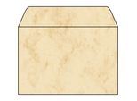 Sigel Umschlag, C6, 90 G/Qm, Gummiert, Marmor Beige