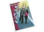 Fellowes 53152 Cartellina A4 Plastica Trasparente, Bianco 100 Pz