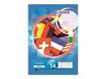 Landr Vokabelheft Din A5, 3-Spaltig, 80 G/Qm, 40 Blatt