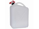 Geli 205-02005 Tanica Per Acqua, 20 Litri, Con Rubinetto, Bianco