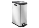 Eko - Cestino A Pedale Rejoice 30 Litri - Acciaio Inox Plastica - Acciaio Inox Opaco
