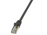 Logilink Professional CP1073S Cavo Patch Logilink, Cat. 5E, F/Utp, 5,0 M, Nero