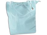 Florence Borsa In Pelle Shopper Tracolla Blu Chiaro OTM107H